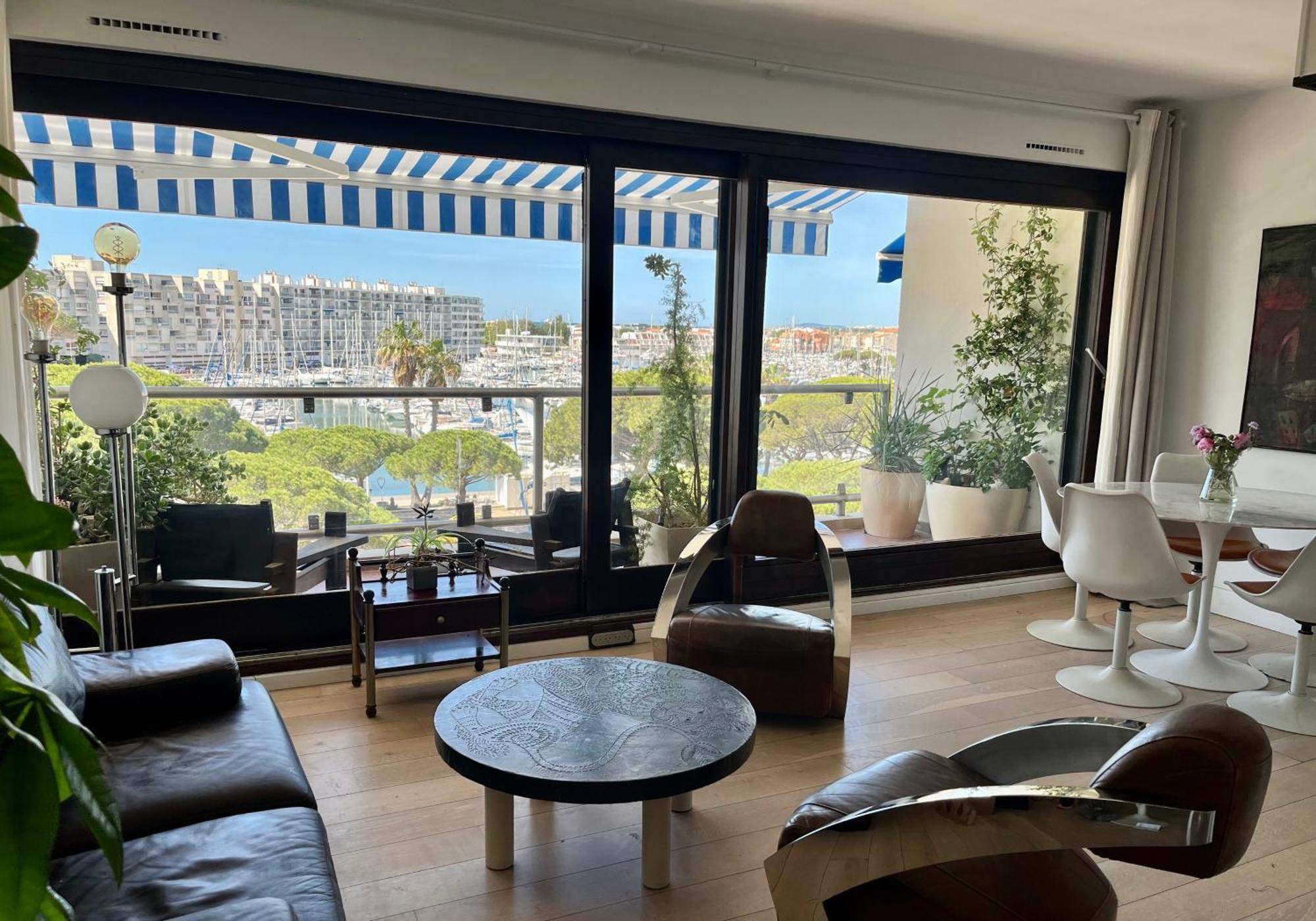 T3 Vue Port 200M De La Plage 2 Chambres Avec Garage Carnon-Plage Bagian luar foto