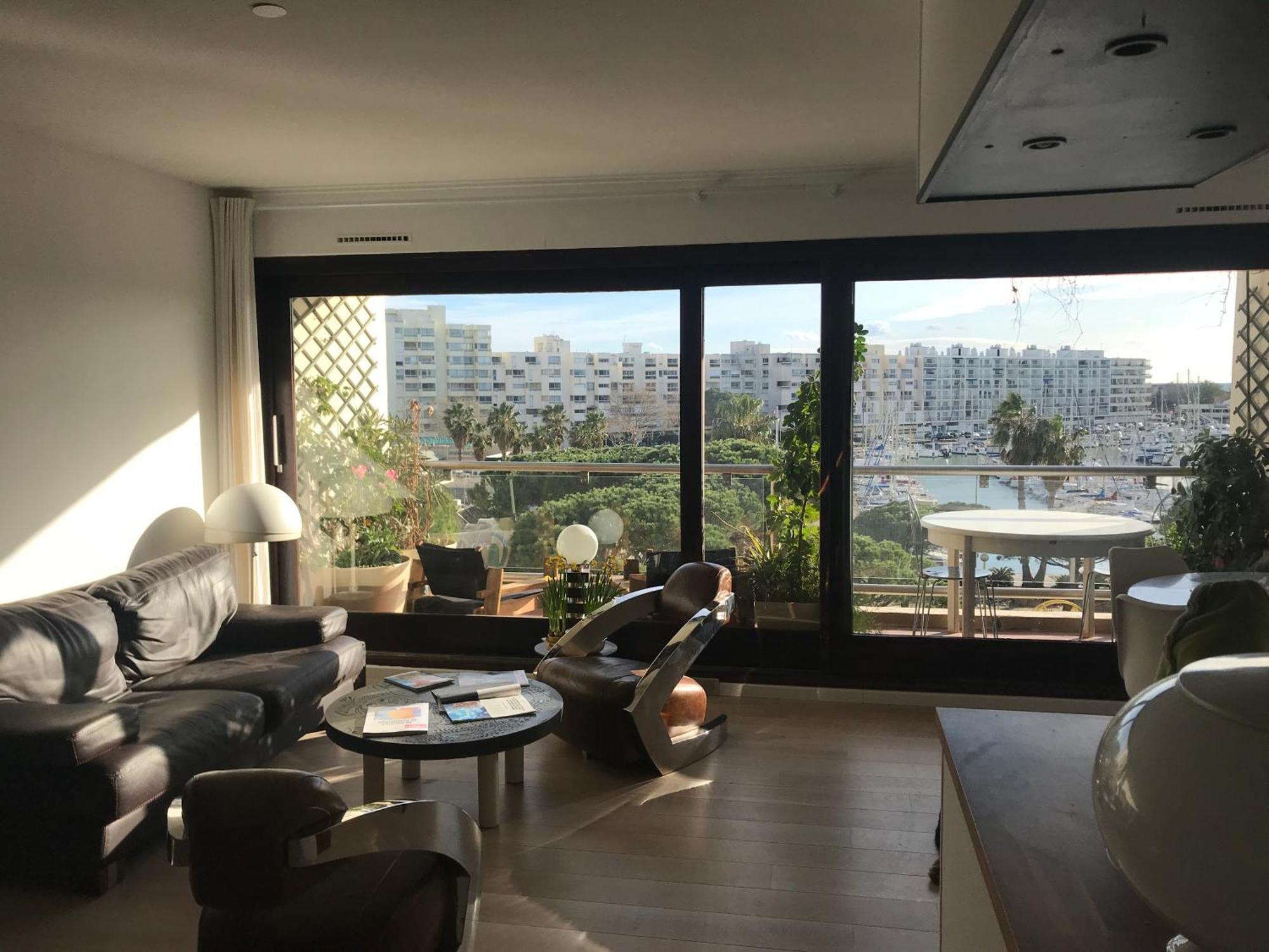 T3 Vue Port 200M De La Plage 2 Chambres Avec Garage Carnon-Plage Bagian luar foto